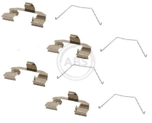 Kit acessórios de pastilhas de travão A.B.S. ALL BRAKE SYSTEMS BV. ref. 1607Q