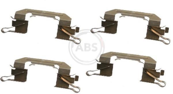Kit d'accessoires pour plaquette de frein à disque A.B.S. ALL BRAKE SYSTEMS BV. 1626Q