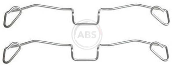 Kit acessórios de pastilhas de travão A.B.S. ALL BRAKE SYSTEMS BV. ref. 1633Q