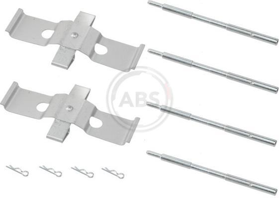 Kit acessórios de pastilhas de travão A.B.S. ALL BRAKE SYSTEMS BV. ref. 1637Q