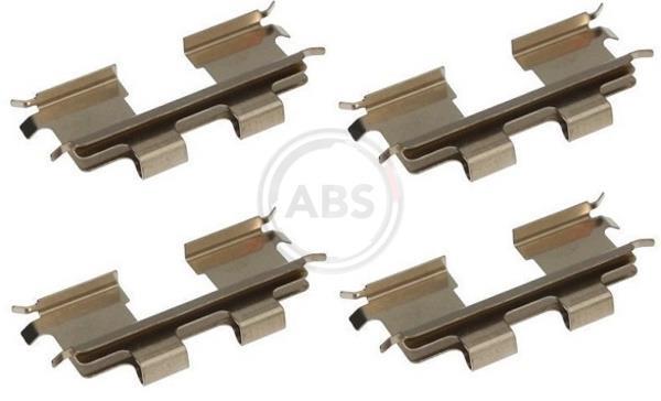 Kit acessórios de pastilhas de travão A.B.S. ALL BRAKE SYSTEMS BV. ref. 1667Q