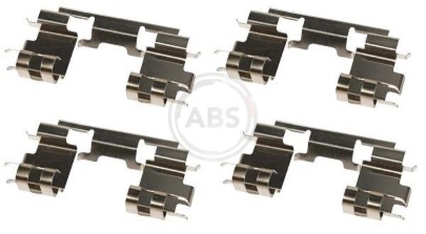 Kit acessórios de pastilhas de travão A.B.S. ALL BRAKE SYSTEMS BV. ref. 1670Q
