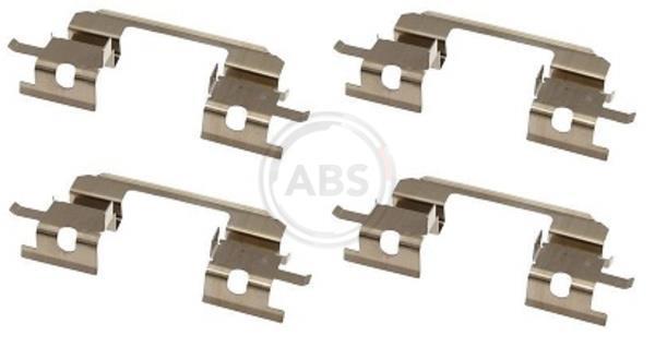Kit d'accessoires pour plaquette de frein à disque A.B.S. ALL BRAKE SYSTEMS BV. ref. 1672Q