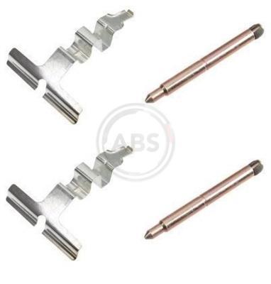 Kit acessórios de pastilhas de travão A.B.S. ALL BRAKE SYSTEMS BV. ref. 1676Q