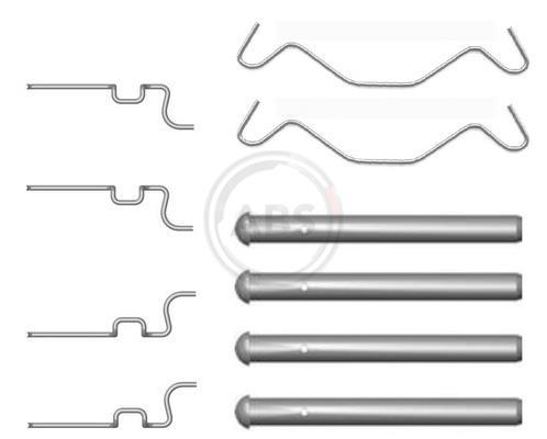 Kit d'accessoires pour plaquette de frein à disque A.B.S. ALL BRAKE SYSTEMS BV. ref. 1683Q