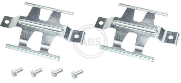 Kit d'accessoires pour plaquette de frein à disque A.B.S. ALL BRAKE SYSTEMS BV. ref. 1687Q