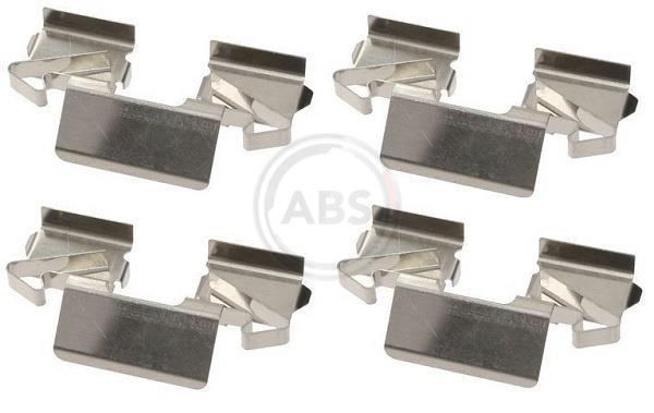 Kit acessórios de pastilhas de travão A.B.S. ALL BRAKE SYSTEMS BV. ref. 1714Q