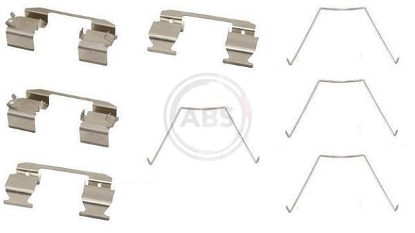Kit d'accessoires pour plaquette de frein à disque A.B.S. ALL BRAKE SYSTEMS BV. 1743Q