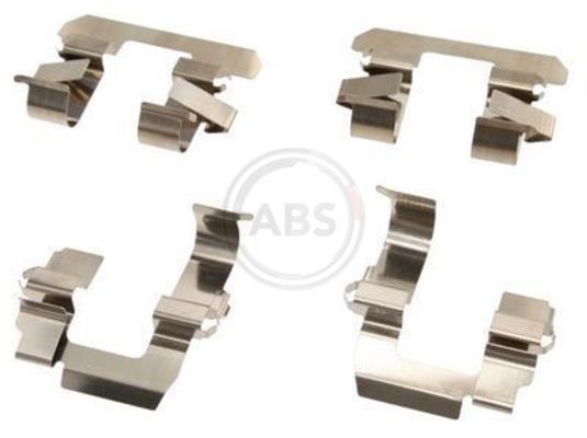 Kit acessórios de pastilhas de travão A.B.S. ALL BRAKE SYSTEMS BV. ref. 1763Q