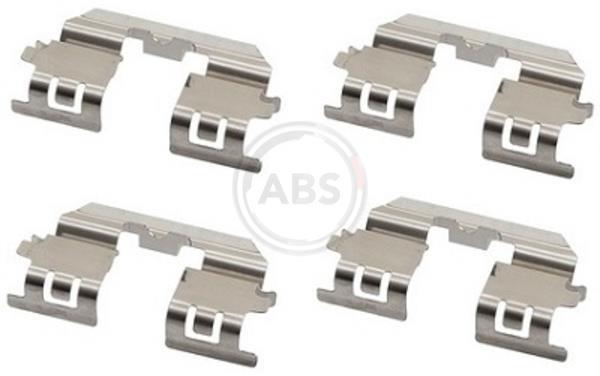 Kit acessórios de pastilhas de travão A.B.S. ALL BRAKE SYSTEMS BV. ref. 1810Q