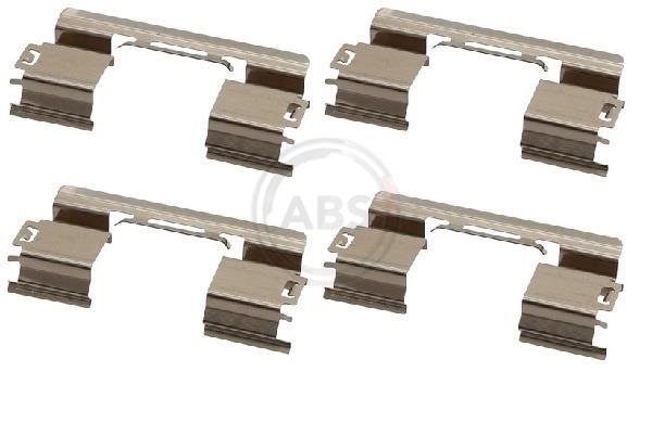 Kit d'accessoires pour plaquette de frein à disque A.B.S. ALL BRAKE SYSTEMS BV. ref. 1813Q