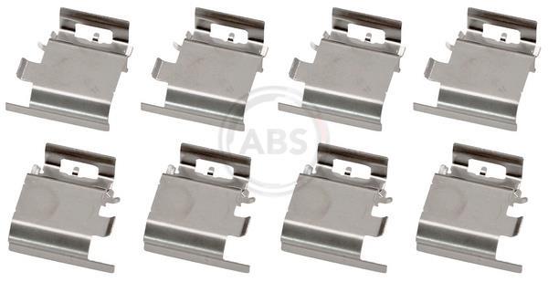 Kit d'accessoires pour plaquette de frein à disque A.B.S. ALL BRAKE SYSTEMS BV. 1890Q
