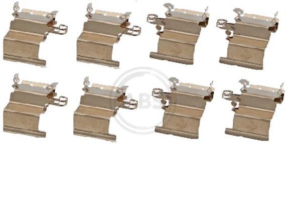 Kit acessórios de pastilhas de travão A.B.S. ALL BRAKE SYSTEMS BV. ref. 2019Q