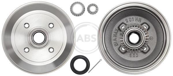 Tambor de travão A.B.S. ALL BRAKE SYSTEMS BV. ref. 2407-SC