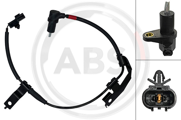 Capteur ABS (Capteur de vitesse de roue) A.B.S. ALL BRAKE SYSTEMS BV. 33137