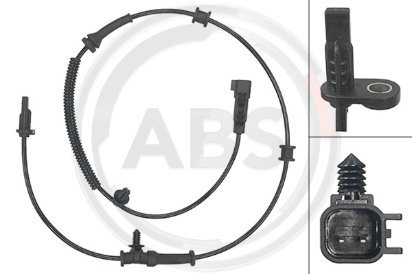 Sensor ABS A.B.S. ALL BRAKE SYSTEMS BV. 33157