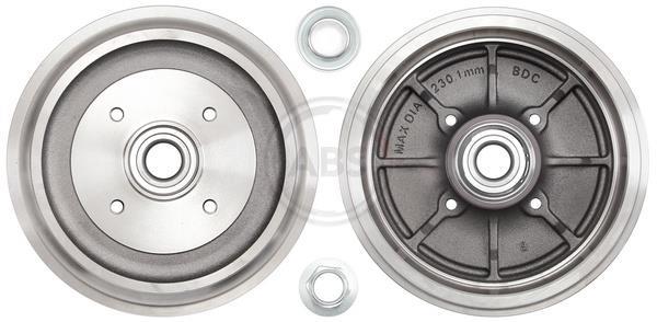 Tambor de travão A.B.S. ALL BRAKE SYSTEMS BV. ref. 3439-SC