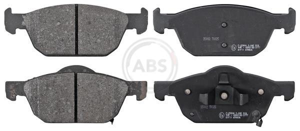 Jogo de 4 pastilhas de travão A.B.S. ALL BRAKE SYSTEMS BV. ref. 35002