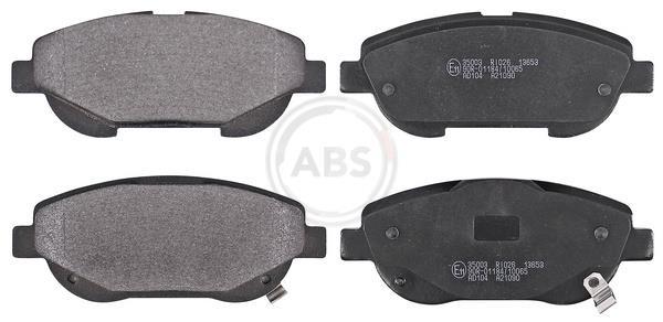 Jogo de 4 pastilhas de travão A.B.S. ALL BRAKE SYSTEMS BV. ref. 35003