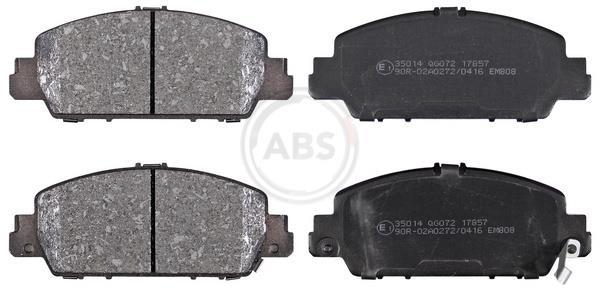 Jogo de 4 pastilhas de travão A.B.S. ALL BRAKE SYSTEMS BV. ref. 35014