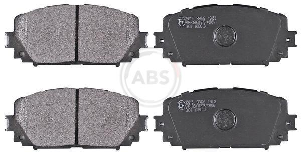 Jogo de 4 pastilhas de travão A.B.S. ALL BRAKE SYSTEMS BV. ref. 35015