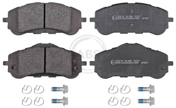 Jogo de 4 pastilhas de travão A.B.S. ALL BRAKE SYSTEMS BV. ref. 35018