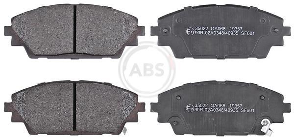 Jeu de 4 plaquettes de frein A.B.S. ALL BRAKE SYSTEMS BV. 35022