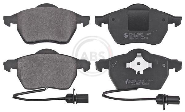 Jogo de 4 pastilhas de travão A.B.S. ALL BRAKE SYSTEMS BV. ref. 35026