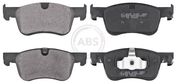 Jeu de 4 plaquettes de frein A.B.S. ALL BRAKE SYSTEMS BV. ref. 35029