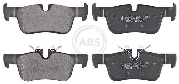 Jeu de 4 plaquettes de frein A.B.S. ALL BRAKE SYSTEMS BV. ref. 35030