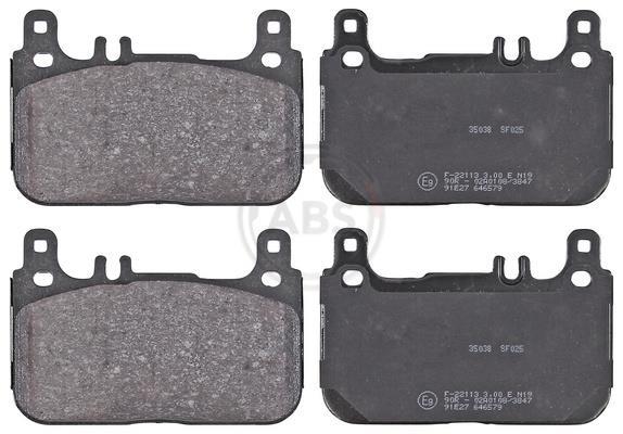 Jogo de 4 pastilhas de travão A.B.S. ALL BRAKE SYSTEMS BV. ref. 35038