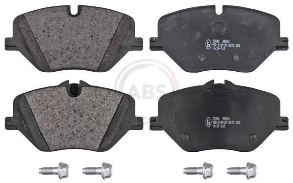Jeu de 4 plaquettes de frein A.B.S. ALL BRAKE SYSTEMS BV. ref. 35042