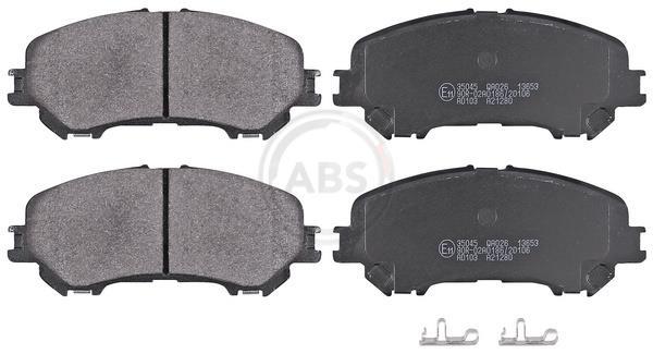 Jogo de 4 pastilhas de travão A.B.S. ALL BRAKE SYSTEMS BV. ref. 35045