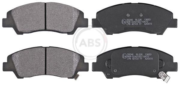 Jogo de 4 pastilhas de travão A.B.S. ALL BRAKE SYSTEMS BV. ref. 35046