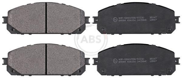 Jogo de 4 pastilhas de travão A.B.S. ALL BRAKE SYSTEMS BV. ref. 35047