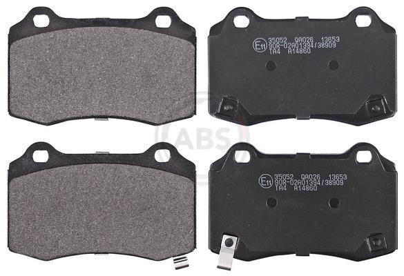 Jogo de 4 pastilhas de travão A.B.S. ALL BRAKE SYSTEMS BV. ref. 35052