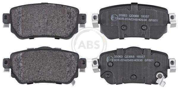 Jogo de 4 pastilhas de travão A.B.S. ALL BRAKE SYSTEMS BV. ref. 35063