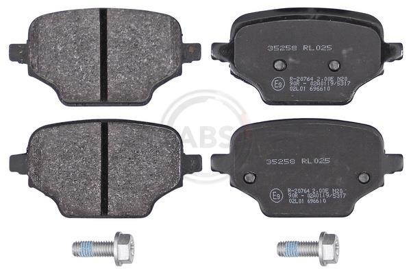 Jogo de 4 pastilhas de travão A.B.S. ALL BRAKE SYSTEMS BV. ref. 35258