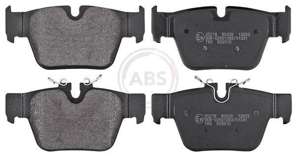Jogo de 4 pastilhas de travão A.B.S. ALL BRAKE SYSTEMS BV. ref. 35278