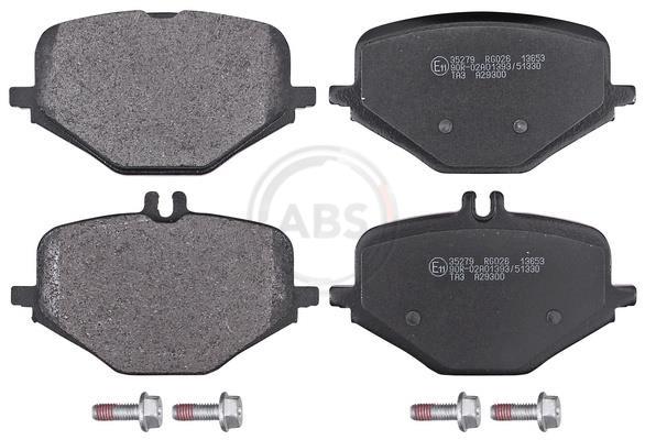 Jeu de 4 plaquettes de frein A.B.S. ALL BRAKE SYSTEMS BV. 35279