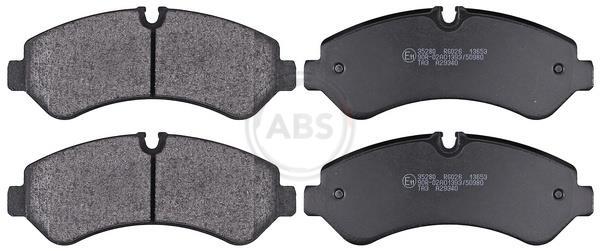Jogo de 4 pastilhas de travão A.B.S. ALL BRAKE SYSTEMS BV. ref. 35280