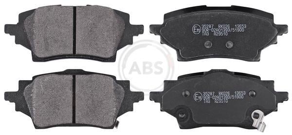 Jogo de 4 pastilhas de travão A.B.S. ALL BRAKE SYSTEMS BV. ref. 35287