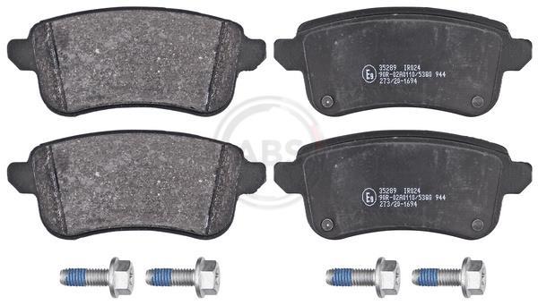 Jogo de 4 pastilhas de travão A.B.S. ALL BRAKE SYSTEMS BV. ref. 35289