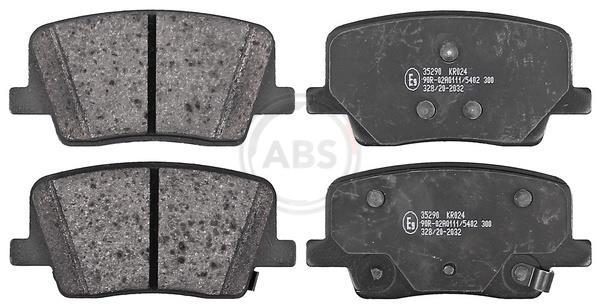 Jeu de 4 plaquettes de frein A.B.S. ALL BRAKE SYSTEMS BV. 35290