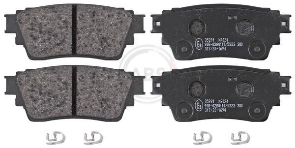 Jogo de 4 pastilhas de travão A.B.S. ALL BRAKE SYSTEMS BV. ref. 35291