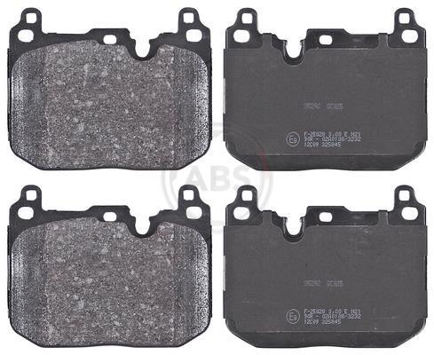 Jeu de 4 plaquettes de frein A.B.S. ALL BRAKE SYSTEMS BV. ref. 35292