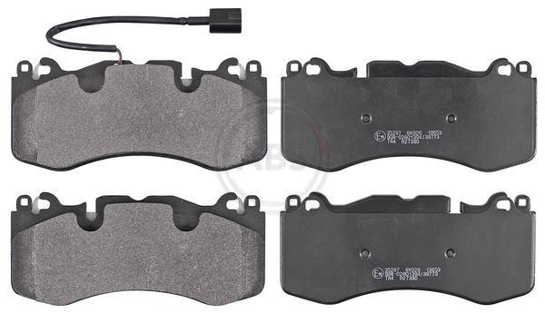 Jeu de 4 plaquettes de frein A.B.S. ALL BRAKE SYSTEMS BV. ref. 35297