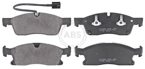 Jeu de 4 plaquettes de frein A.B.S. ALL BRAKE SYSTEMS BV. ref. 35298