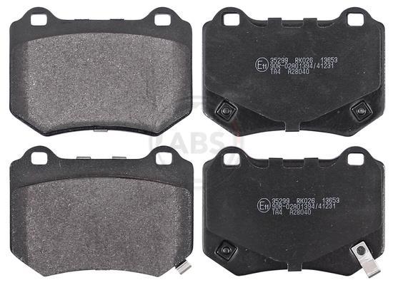 Jogo de 4 pastilhas de travão A.B.S. ALL BRAKE SYSTEMS BV. ref. 35299