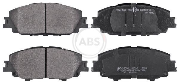 Jeu de 4 plaquettes de frein A.B.S. ALL BRAKE SYSTEMS BV. 35300